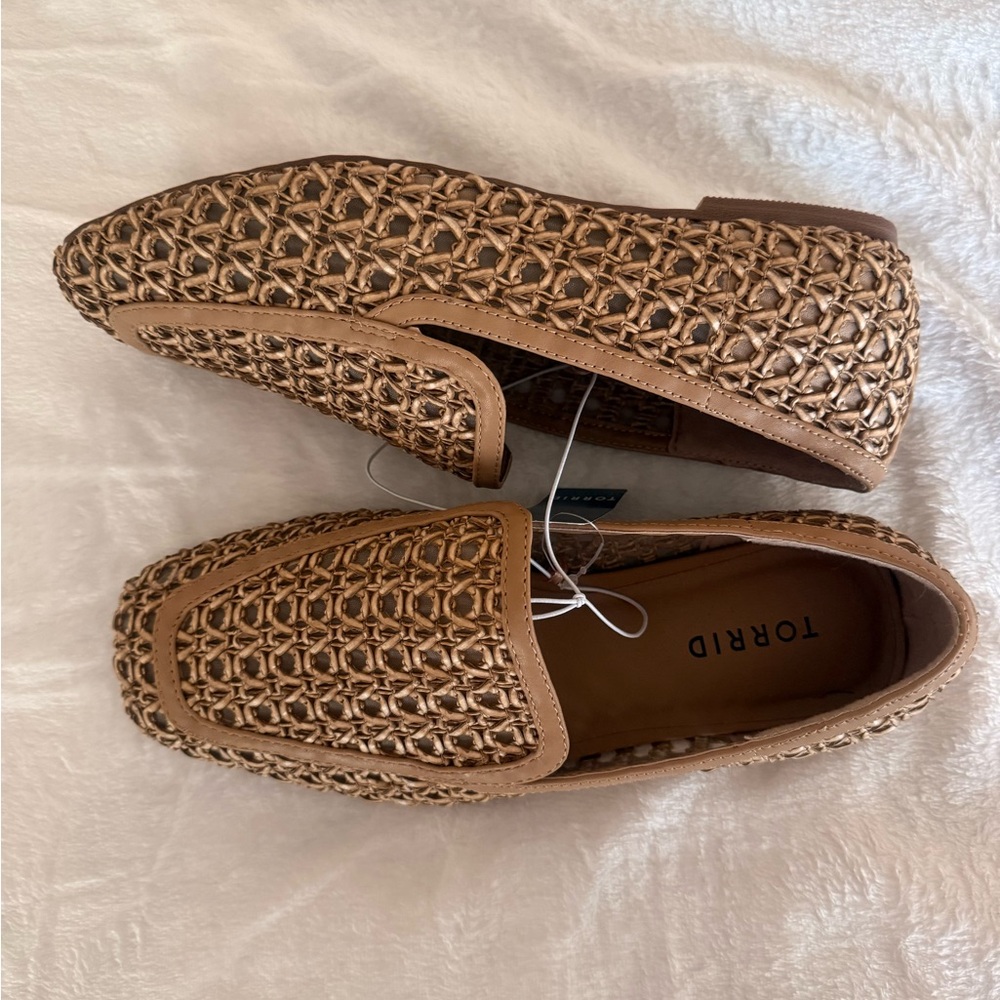 Torrid Tan Woven Loafers - Picture 2 of 2